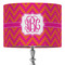 Pink & Orange Chevron 16" Drum Lamp Shade - Fabric (Personalized)