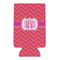 Pink & Orange Chevron Can Cooler (Personalized)