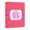 Pink & Orange Chevron Canvas Print - 16x20 (Personalized)