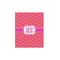 Pink & Orange Chevron Poster - Multiple Sizes (Personalized)
