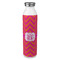 Pink & Orange Chevron 20oz Stainless Steel Water Bottle - Full Print (Personalized)