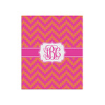 Pink & Orange Chevron Poster - Matte - 20x24 (Personalized)