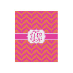 Pink & Orange Chevron Poster - Matte - 20x24 (Personalized)