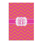 Pink & Orange Chevron Posters - Matte - 20x30 (Personalized)
