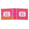 Pink & Orange Chevron 3-Ring Binder Approval- 3in