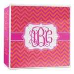 Pink & Orange Chevron 3-Ring Binder - 2 inch (Personalized)