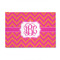 Pink & Orange Chevron 4' x 6' Indoor Area Rug (Personalized)
