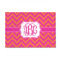 Pink & Orange Chevron 4' x 6' Patio Rug (Personalized)