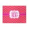 Pink & Orange Chevron 5' x 7' Patio Rug (Personalized)