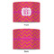 Pink & Orange Chevron 8" Drum Lampshade - APPROVAL (Fabric)