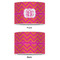 Pink & Orange Chevron 8" Drum Lampshade - APPROVAL (Poly Film)