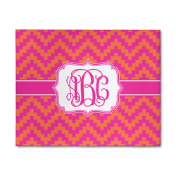 Pink & Orange Chevron 8' x 10' Indoor Area Rug (Personalized)