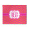 Pink & Orange Chevron 8' x 10' Patio Rug (Personalized)