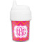 Pink & Orange Chevron Baby Sippy Cup (Personalized)