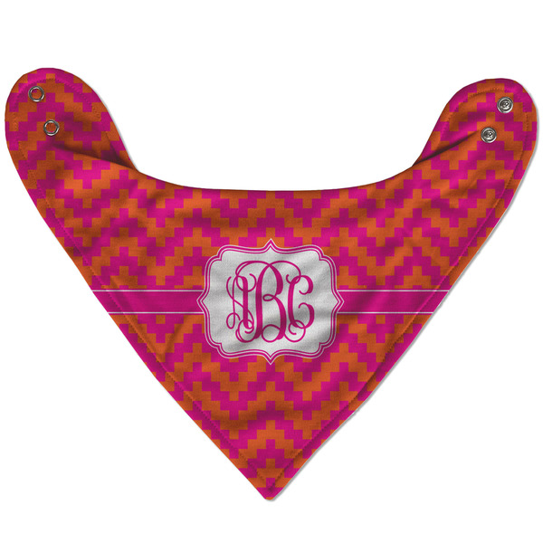 Pink & Orange Chevron Bandana Flat Approval