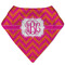 Pink & Orange Chevron Bandana Bib (Personalized)