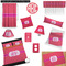 Pink & Orange Chevron Bedroom Decor & Accessories2