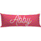 Pink & Orange Chevron Body Pillow Case (Personalized)
