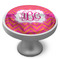 Pink & Orange Chevron Cabinet Knob (Personalized)