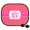Pink & Orange Chevron Car Side Window Sun Shade (Personalized)