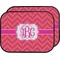 Pink & Orange Chevron Car Floor Mats (Back Seat) (Personalized)