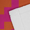 Pink & Orange Chevron Close up of Fabric