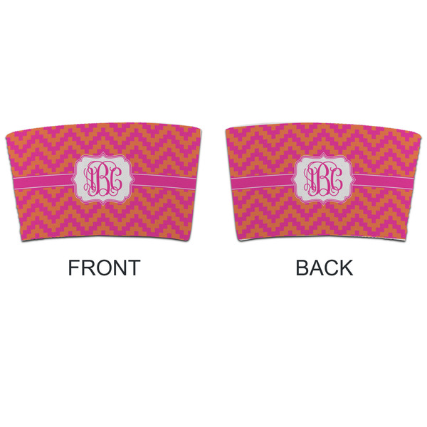 Pink & Orange Chevron Coffee Cup Sleeve - APPROVAL