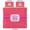 Pink & Orange Chevron Comforter Set - King - Approval