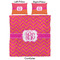Pink & Orange Chevron Comforter Set - Queen - Approval