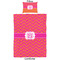 Pink & Orange Chevron Comforter Set - Twin - Approval