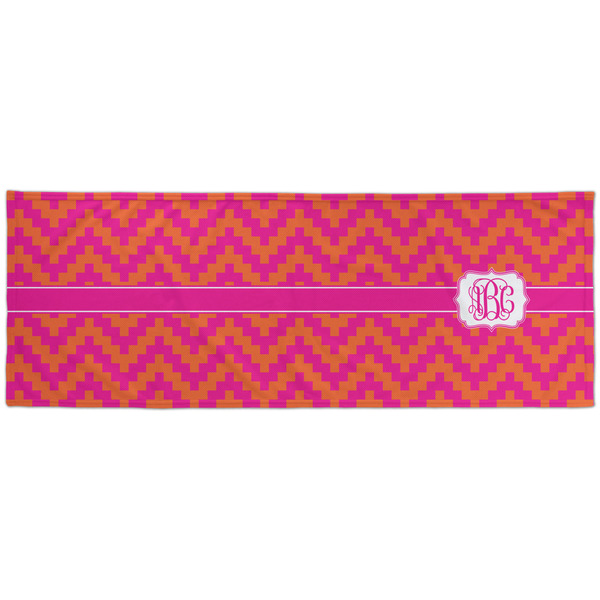 Pink & Orange Chevron Cooling Towel- Approval