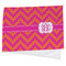Pink & Orange Chevron Cooling Towel (Personalized)