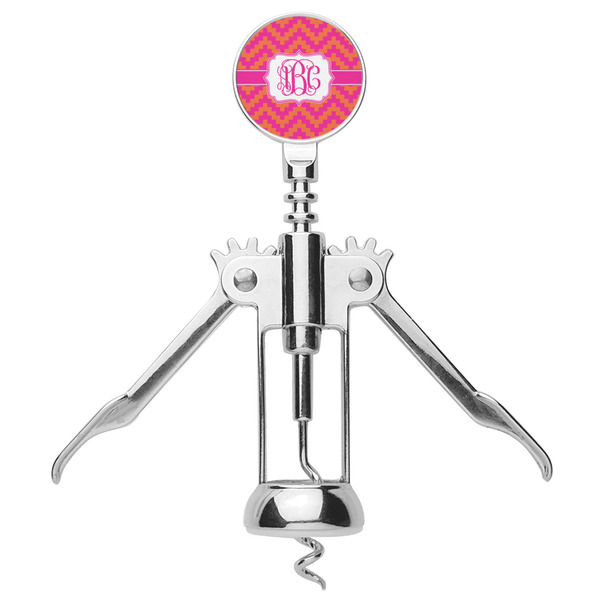 Pink & Orange Chevron Corkscrew - Alt