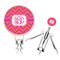 Pink & Orange Chevron Corkscrew (Personalized)