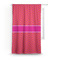 Pink & Orange Chevron Curtain Panel - Custom Size