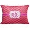 Pink & Orange Chevron Decorative Baby Pillowcase - 16"x12" (Personalized)
