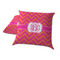 Pink & Orange Chevron Decorative Pillow Case - TWO