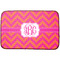 Pink & Orange Chevron Dish Drying Mat (Personalized)
