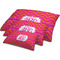 Pink & Orange Chevron Dog Beds - MAIN (sm, med, lrg)