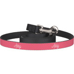 Pink & Orange Chevron Dog Leash (Personalized)
