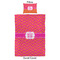 Pink & Orange Chevron Duvet Cover Set - Twin XL - Approval