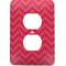 Pink & Orange Chevron Electric Outlet Plate