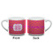 Pink & Orange Chevron Espresso Cup - 6oz (Double Shot) (APPROVAL)