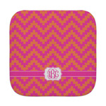 Pink & Orange Chevron Face Towel (Personalized)