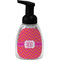 Pink & Orange Chevron Foam Soap Bottle - Black (Personalized)