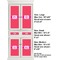 Pink & Orange Chevron Full Cabinet (Show Sizes)