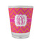 Pink & Orange Chevron Glass Shot Glass - 1.5 oz - Set of 4 (Personalized)
