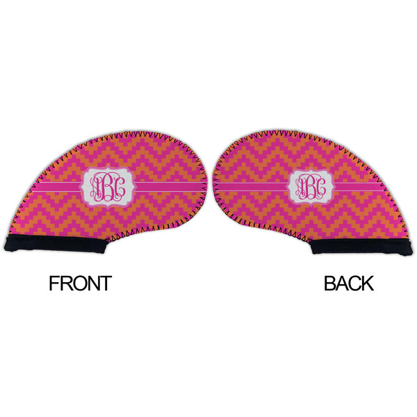 Pink & Orange Chevron Golf Club Covers - APPROVAL