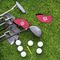 Pink & Orange Chevron Golf Club Covers - LIFESTYLE