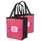 Pink & Orange Chevron Grocery Bag - MAIN